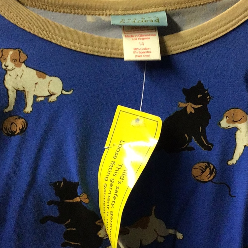 BedHead Cat & Dog kids Pajama NWT 🌟